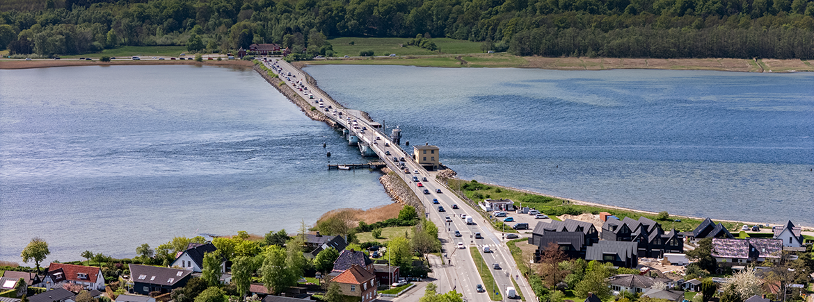 Et kig mod Hornsherred fra Frederikssund by. Foto: Kenneth Jensen.