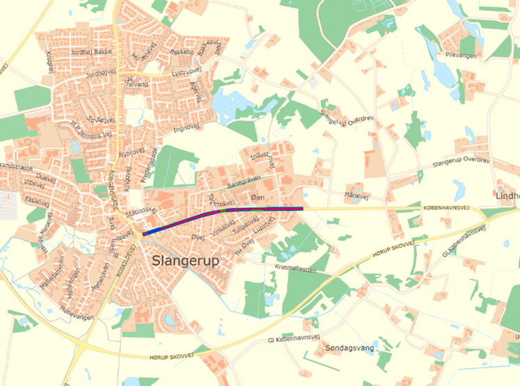 Supercykelsti på Københavnsvej