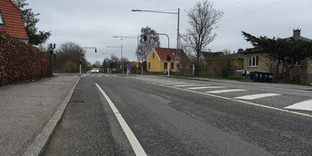 Københavnsvej i Slangerup. Foto: Frederikssund Kommune.